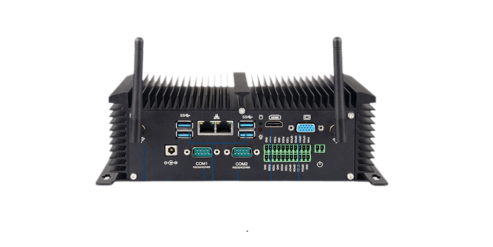 Multi channel GPIO dual layer industrial computer IPC-DL - smallpc.com.cn